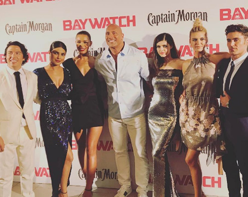 La prima mondiale di Baywatch a Miami