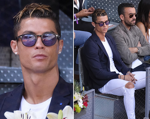 Cristiano Ronaldo 1 Cristiano Ronaldo aspetta la Champions sui campi da tennis