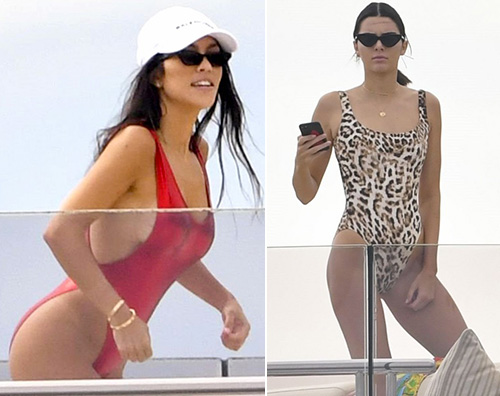 Kendall Jenner Kendall e Kourtney si rilassano a Cannes