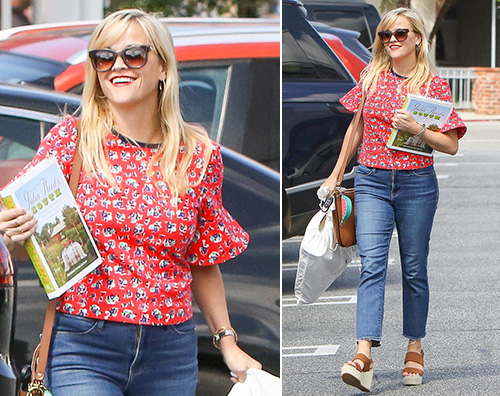 Reese Witherspoon 1 Reese Witherspoon fa shopping a Brentwood