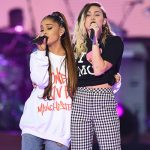 Ariana Grande e Miley Cyrus 150x150 One Love Manchester: Ariana Grande ritorna sul palco