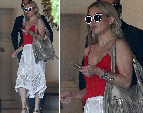 Kate Hudson Kate Hudson chic per un pranzo a Beverly Hills