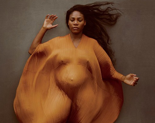 Serena Williams  Anche Serena Williams nuda col pancione su Vanity Fair