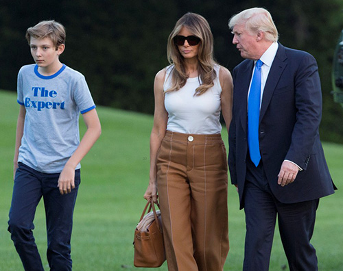 Trump 2 La famiglia Trump riunita a Washington per il Moving Day