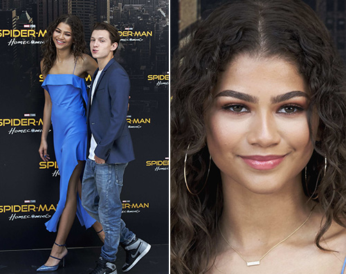 Zaendaya Tom Tom Holland e Zendaya Coleman a Madrid per Spiderman Homecoming