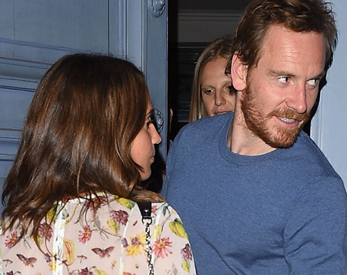 Alicia Vikander Michael Fassbender Alicia Vikander e Michael Fassbender, serata romantica a Parigi