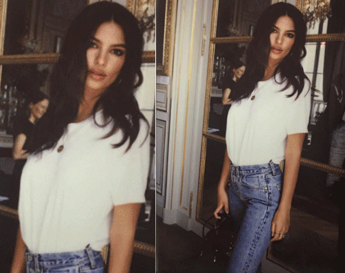 Emilty Ratajkowski Emily Ratajkowski sexy anche in jeans e t shirt