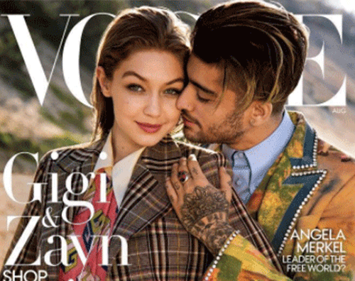 Zayn Malik Gigi 2 Gigi e Zayn, cover di coppia su Vogue