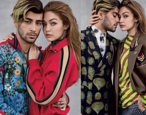 Zayn Malik Gigi Gigi e Zayn, cover di coppia su Vogue