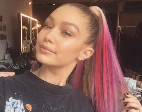 Gigi Hadid Gigi Hadid si è fatta i capelli rosa