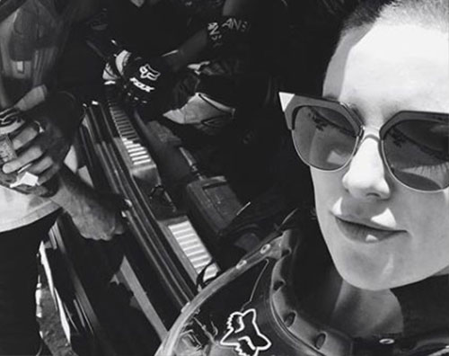 Kate Kate Hudson, testa rasata su Instagram