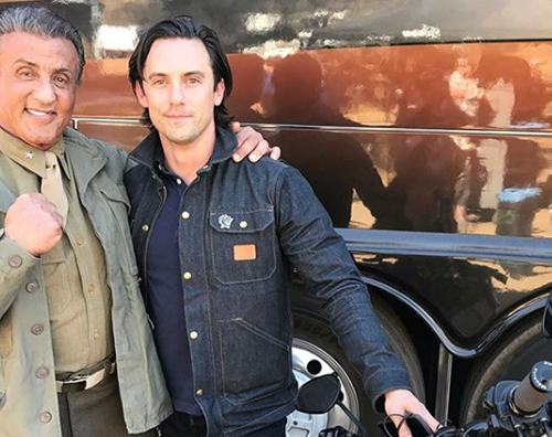 Silvester Stallone Sylvester Stallone è arrivato sul set di This Is Us