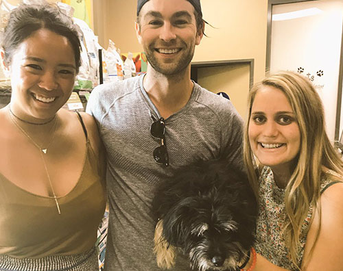 Chace Chace Crawford ritrova il suo cane grazie ai social