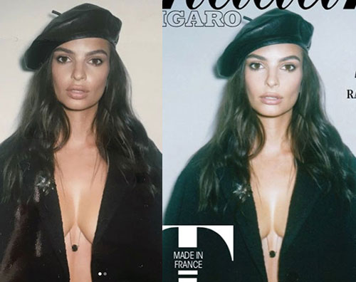 Emily Rata Emily Ratajkowsi contro Madame Figaro “Mi avete photoshoppata”