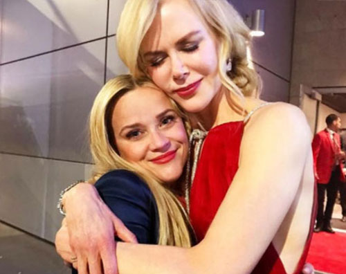 Reese Witherspoon Nicole Kimdan Reese Witherspoon piange di gioia dopo gli Emmy