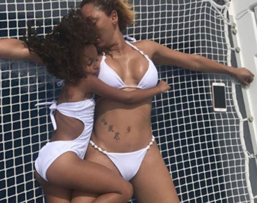 Mel B, vacanza al mare in famiglia Mel B 2 Mel B, vacanza al mare in famiglia