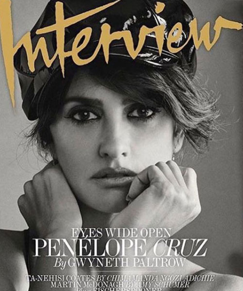 Penelope Cruz 2 Penelope Cruz sulla cover di Interview Magazine