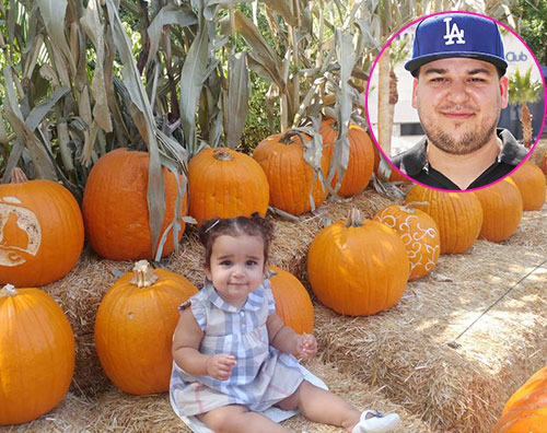 Rob Kardashian Dream Kardashian a caccia di zucche