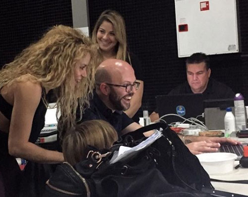 Shakira Shakira a lavoro con Sasha