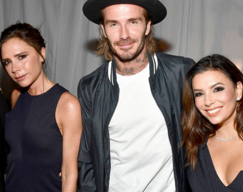 Vick Eva David 2 Eva Longoria e Victoria Beckham si ritrovano a Hollywood