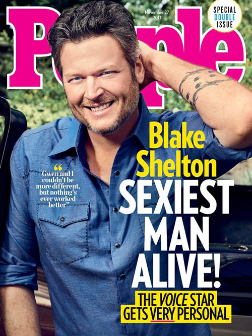 Blake 2 Blake Shelton è l’uomo più sexy per People