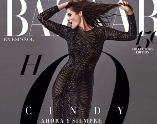 Cindy Crawford Cindy Crawford protagonista sulla cover di Harpers Bazaar Messico