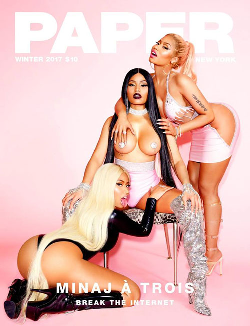 Nicki Minaj Nicki Minaj, cover hot per Paper Magazine