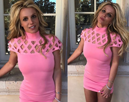 Britney Spears Britney Spears mostra il suo tubino rosa su Instagram