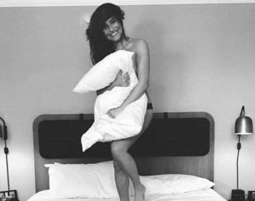 Lea Michele Lea Michele ancora in topless su Instagram