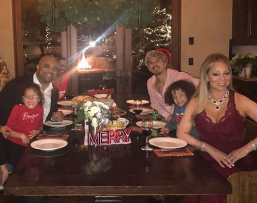 Mariah Carey 1 Mariah Carey, Natale in famiglia