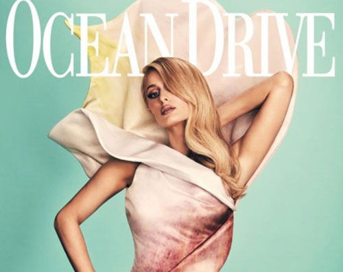 Paris Hilton Paris Hilton è un fiore su Ocean Drive