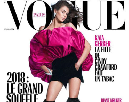 Kaia Gerber Kaia Gerber sulla cover di Vogue