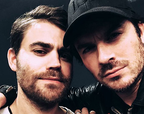 ian paul Paul Wesley e Ian Somerhalder reunion su Instagram