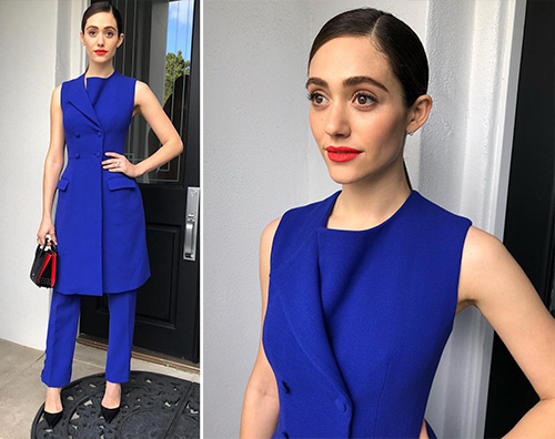 Emmy Rossum Emmy Rossum elegante ad un evento benefico