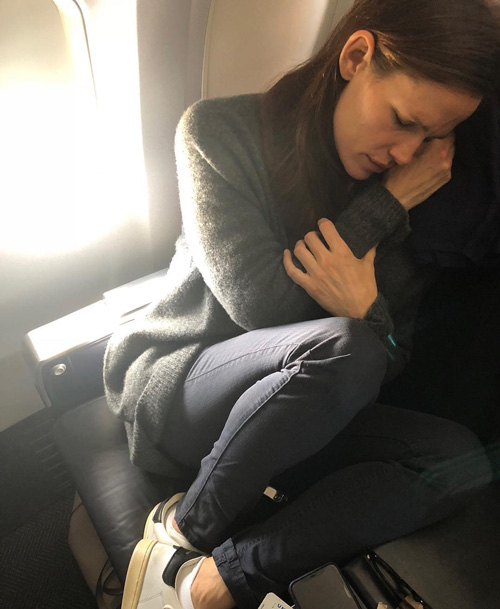 Jennifer Garner 1 Jennifer Garner viaggia comoda