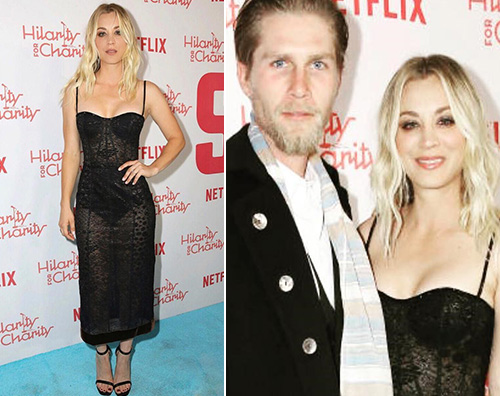 Kaley Cuoco Kaley Cuoco, trasparenze hot all’evento Hilarty For Charity