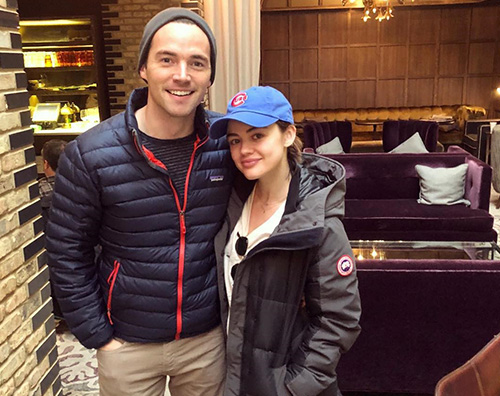 Lucy Hale Ian Harding Lucy Hale e Ian Harding, reunion a Chicago