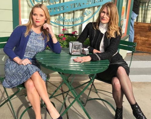 Reese Witherspoon Laura Dern Reese Witherspoon e Laura Dern tornano sul set di BLL
