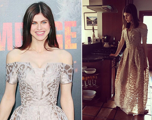 Alexandra Daddario Alexandra Daddario pronta per la premiere di ‘Rampage’