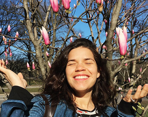 America Ferrera America Ferrera, compleanno a NY