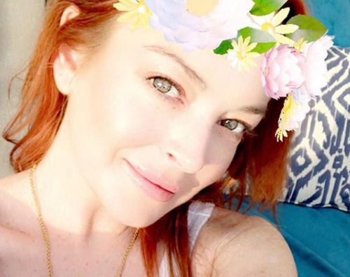 Lindsay Lohan Lindsay Lohan, selfie da Cuba