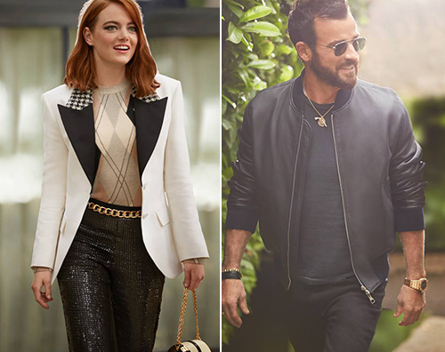 Emma Stone Justin Theroux Emma Stone e Justin Theroux sono in Francia insieme