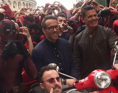 Ryan Reynolds 2 Ryan Reynolds a Roma per Deadpool 2