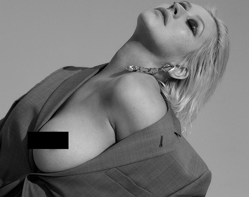 Christina Aguilera Christina Aguilera in topless per Liberation