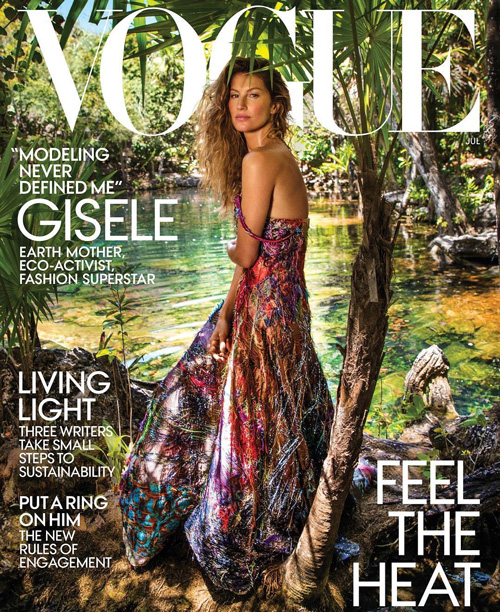Gisele 2 Gisele Bundchen sulla cover di Vogue