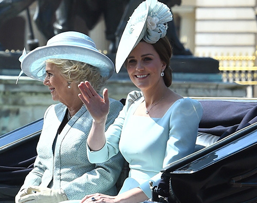 Kate Middleton Kate e Meghan al Trooping The Colours 2018