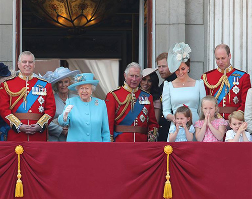 Royal Family Kate e Meghan al Trooping The Colours 2018
