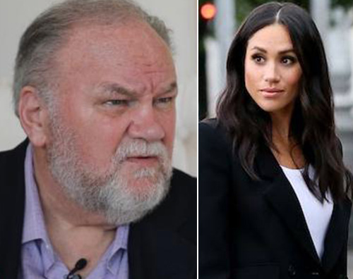 Meghan Markle Thomas Markle Thomas Markle: “Vedo la paura negli occhi di Meghan”