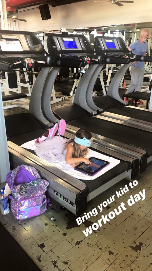 jenna dewan Jenna Dewan porta Everly in palestra