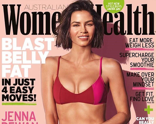 Jenna Dewan Jenna Dewan è sulla cover di Women’s Health Australia